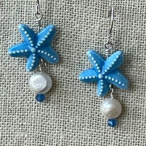 Starfish Summer Vibe Drop Earrings